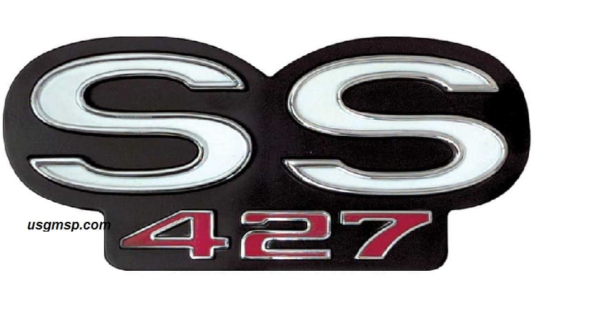 Grille Emblem: Camaro 68 "SS 427"